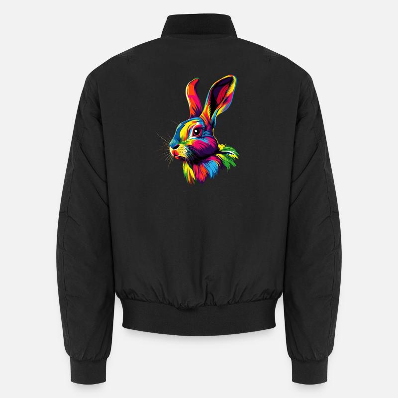 Bunny Rabbit Lover Hare Bunny Cute Bunnies Unisex Bomber Jacket