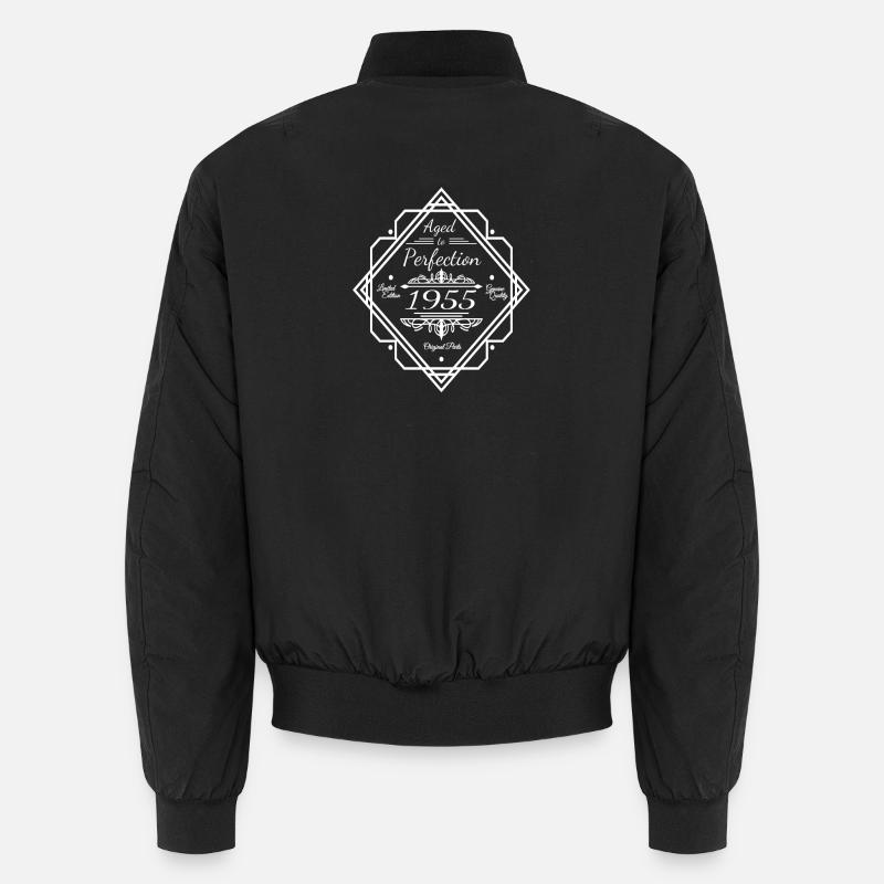 Millésime d’anniversaire 1955 - Bomber unisexe - noir