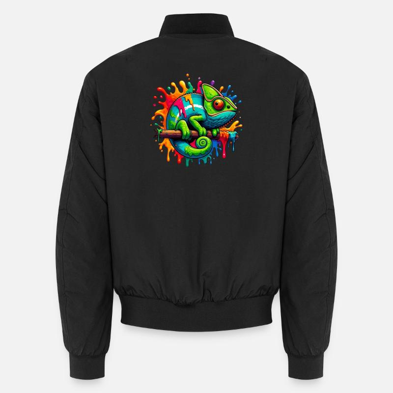 Chamäleon Unisex Bomberjacke