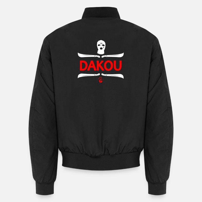 T-SHIRT DAKOU_MAYOTTE - Unisex Bomberjacke - Schwarz