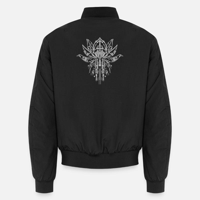 Mystica White - Unisex Bomberjacke - Schwarz