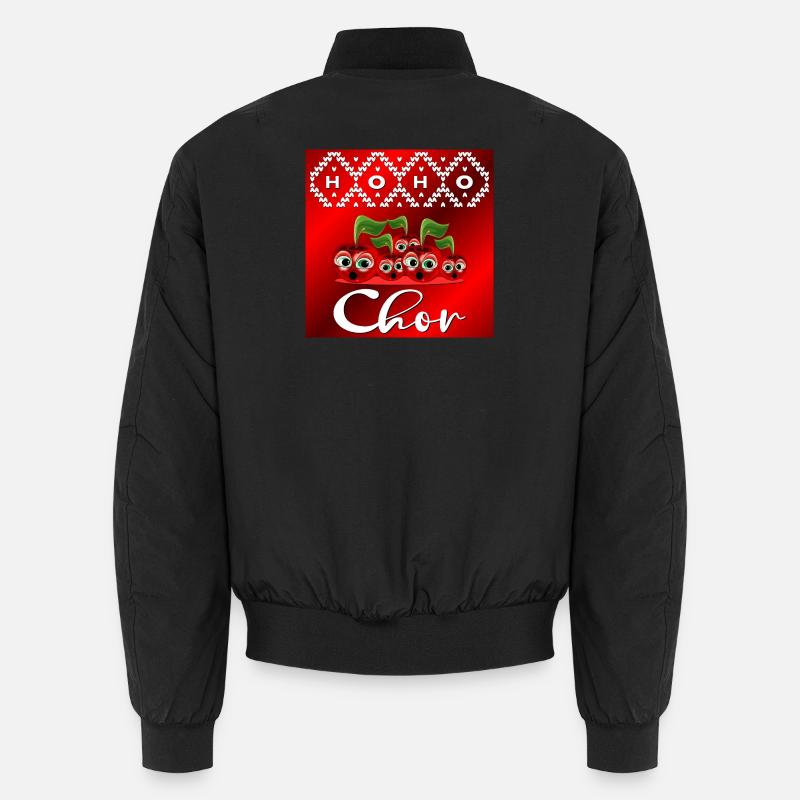 WEIHNACHTEN SINGEN CHOR - Unisex Bomberjacke - Schwarz