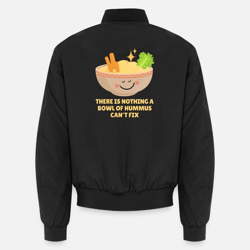 Wir lieben Hummus Unisex Bomberjacke
