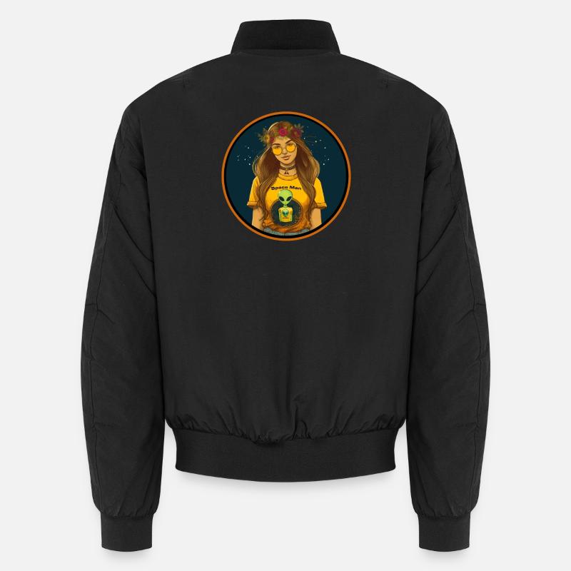 alien industries space cadet - Unisex Bomber Jacket - black