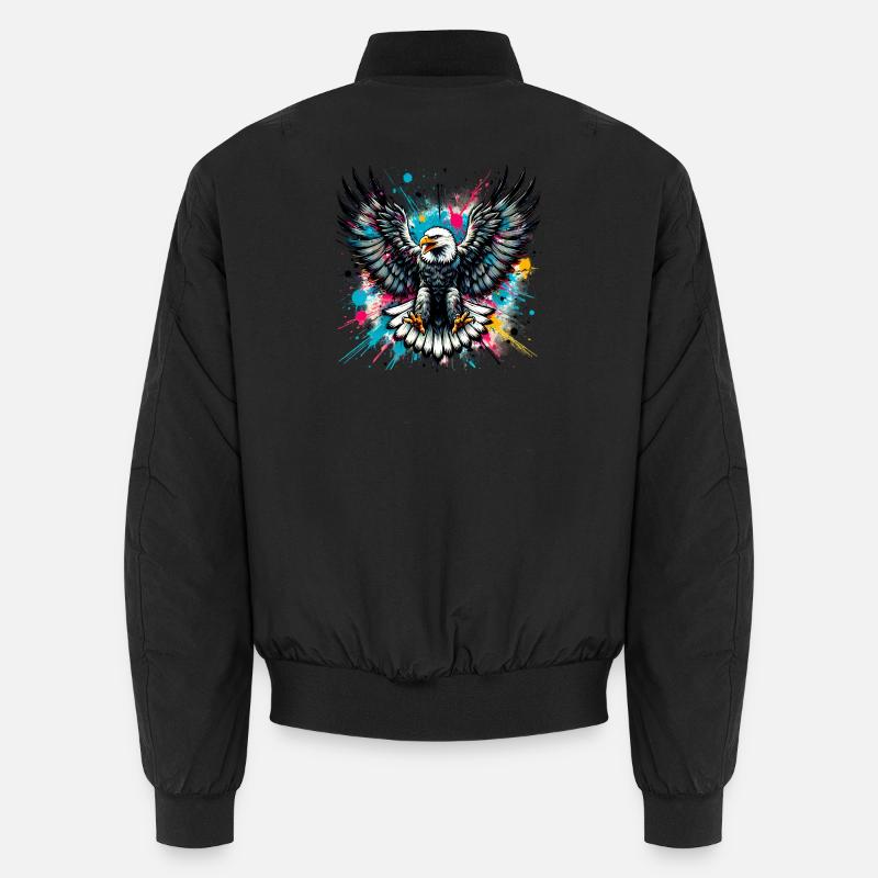 Adler - Unisex Bomberjacke - Schwarz