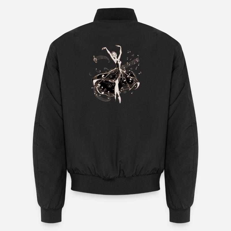 Die Tänzerin des Abends. - Unisex Bomberjacke - Schwarz