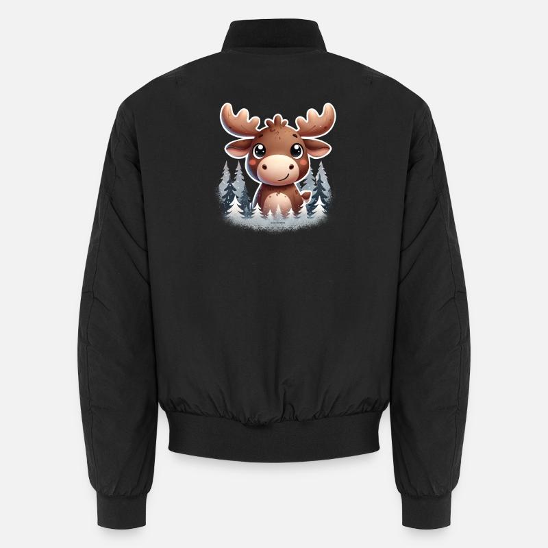 🫎 Orignal 🫎 mignon - Bomber unisexe - noir