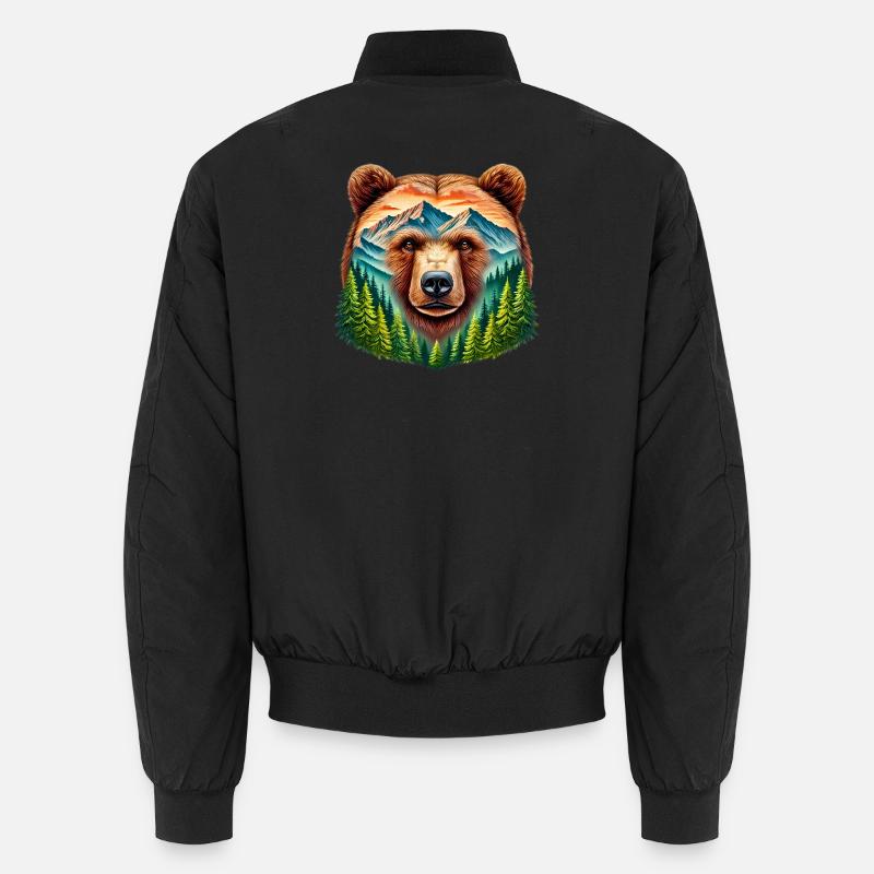 Bär Unisex Bomberjacke