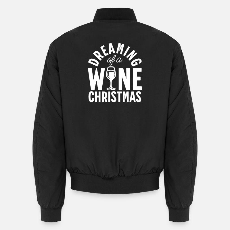 Vin Noël - Bomber unisexe - noir