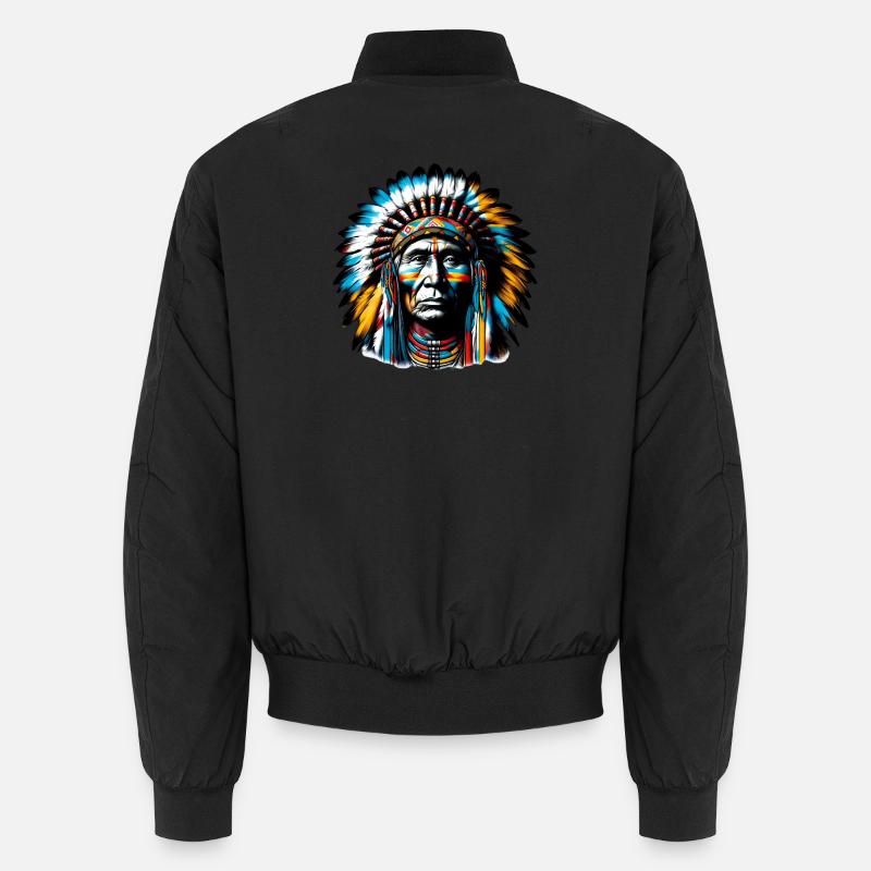 American Indian American Unisex Bomber Jacket