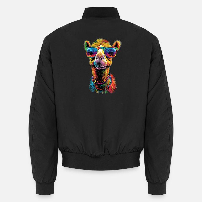 Camel Dromedary Bactrian Camel Gift Camels Unisex Bomber Jacket