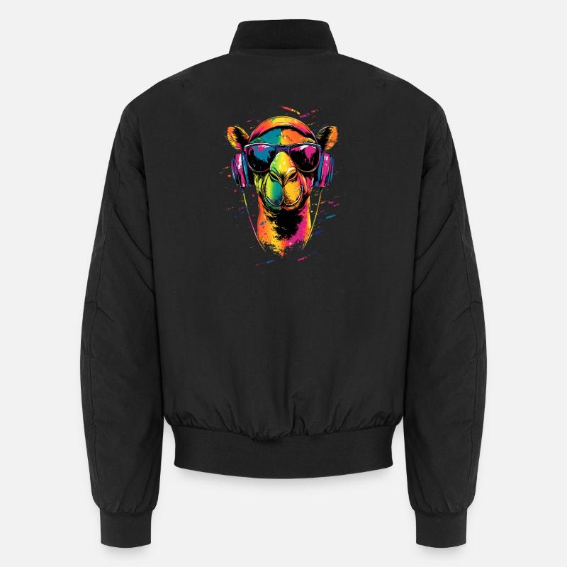 Kamel Dromedar Trampeltier Camel Geschenk Kamele Unisex Bomberjacke