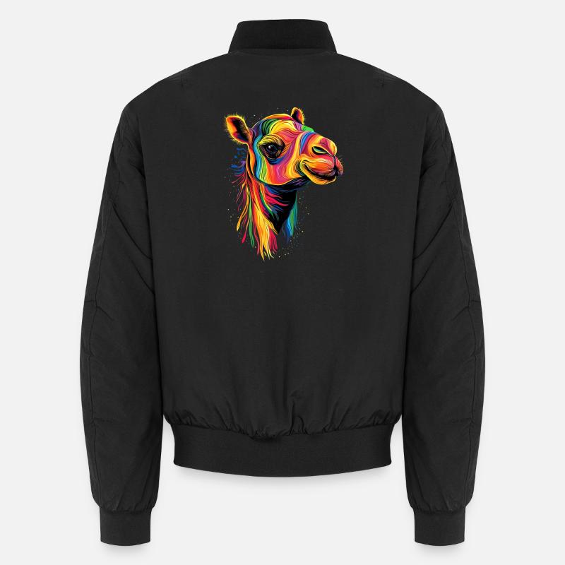 Camel Dromedary Bactrian Camel Gift Camels Unisex Bomber Jacket
