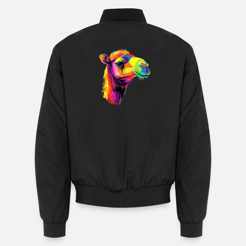 Camel Dromedary Bactrian Camel Gift Camels Unisex Bomber Jacket