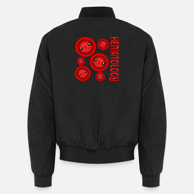 BLOOD HEMATOLOGY - Unisex Bomber Jacket - black