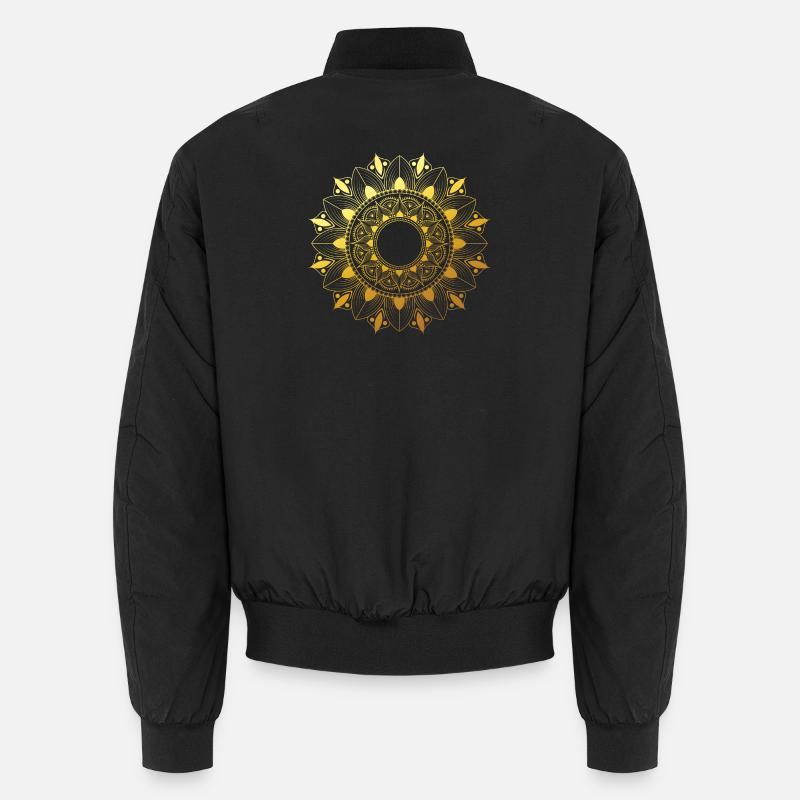 Mandala doré Bomber unisexe