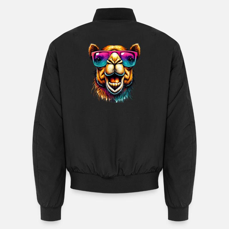 Kamel - Unisex Bomberjacke - Schwarz