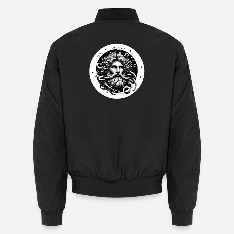 Cosmic Starbeard - Aquarius - Unisex Bomber Jacket - black