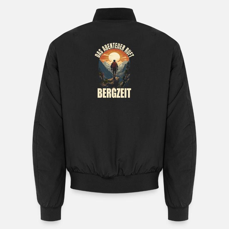 Das Abenteuer ruft - Bergzeit Unisex Bomberjacke