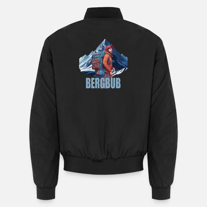 Bergbub - Unisex Bomberjacke - Schwarz