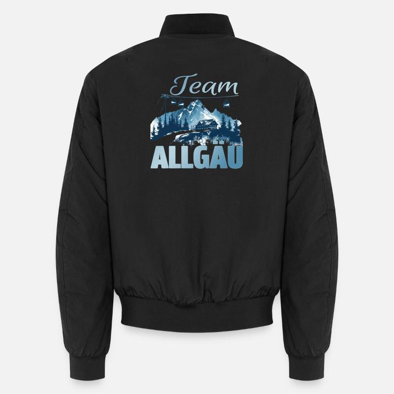 Team Allgäu - Unisex Bomberjacke - Schwarz
