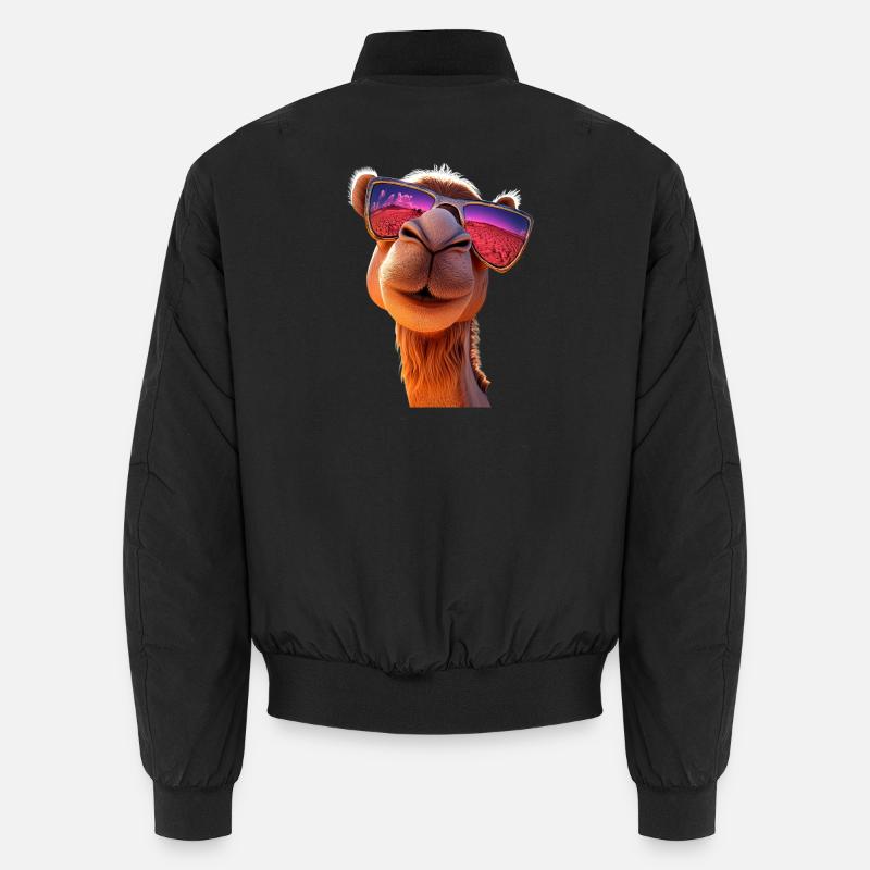 Camel Dromedary Bactrian Camel Gift Camels Unisex Bomber Jacket