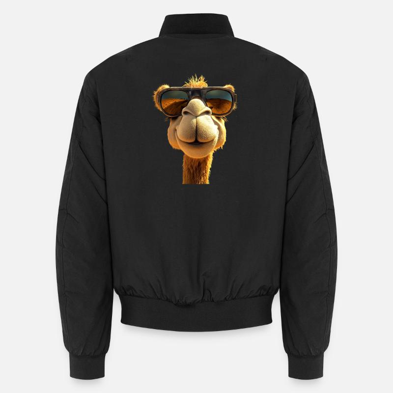 Chameau Dromadaire Camel de Bactriane Cadeau Chameaux Bomber unisexe