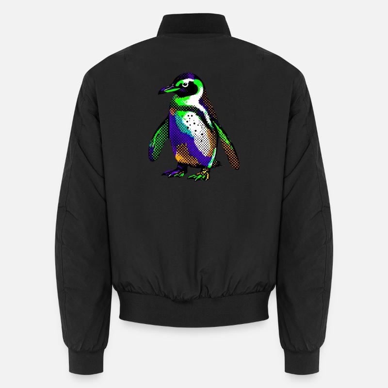 Pingouin - Bomber unisexe - noir