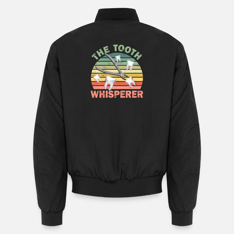 Dentist Dentist - Unisex Bomber Jacket - black