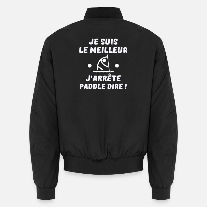 Paddel, Paddelbrett, Paddel Unisex Bomberjacke