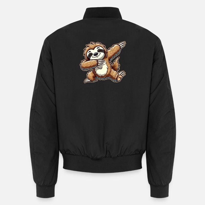 Dabbing Sloth Dab Dancing Gift Gift Idea Unisex Bomber Jacket