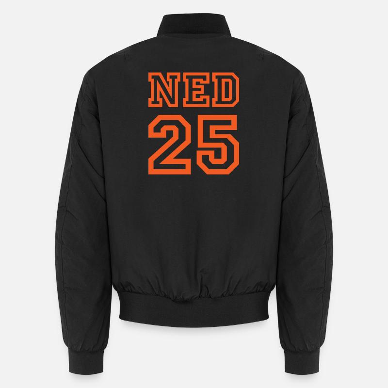 NETHERLANDS Niederlande - Unisex Bomber Jacket - black