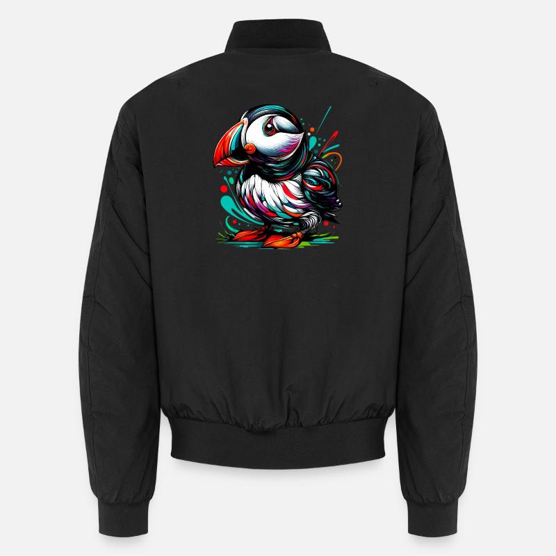 Papageitaucher Unisex Bomberjacke