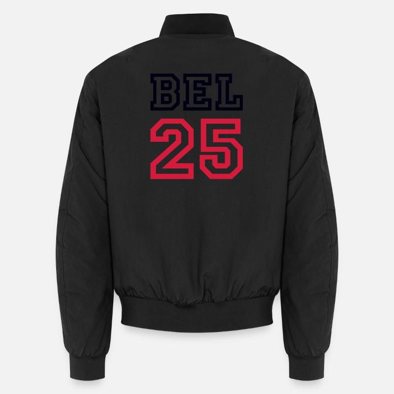 BELGIUM Belgium 2025 - Unisex Bomber Jacket - black