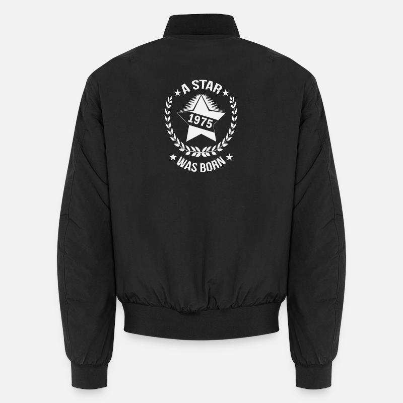Geburtstag Ein Star Wurde 1975 Geboren Unisex Bomberjacke