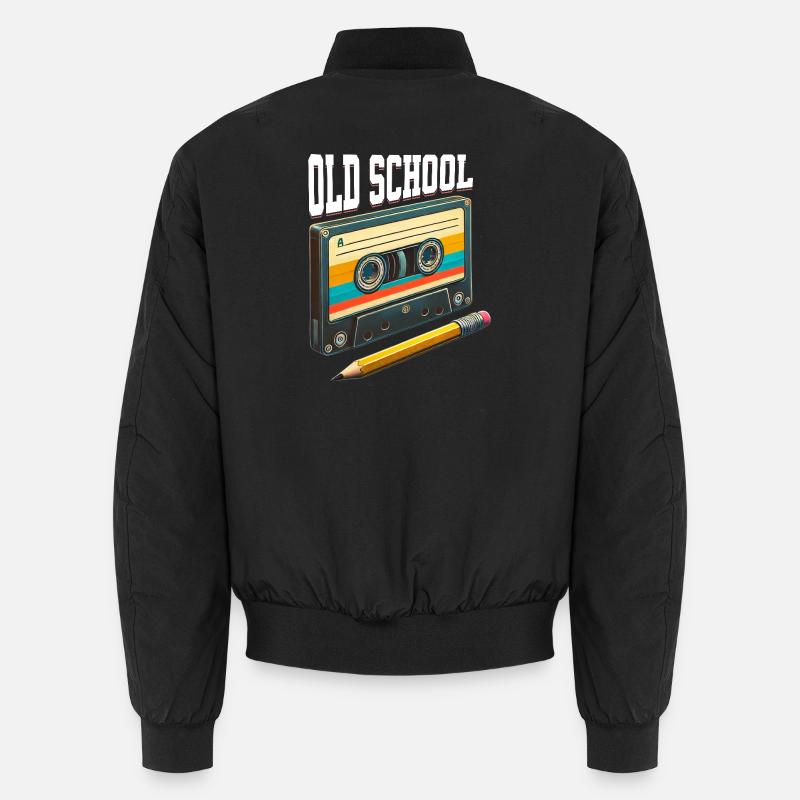 Kassette Old School Kassette Mixtape Unisex Bomberjacke
