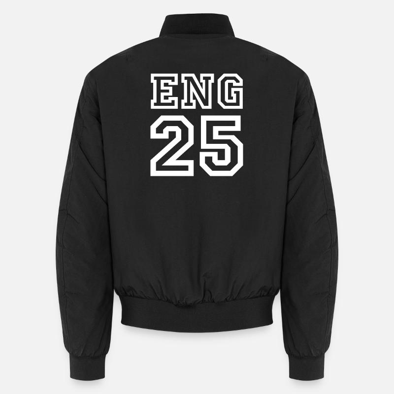 ENGLAND - Unisex Bomber Jacket - black