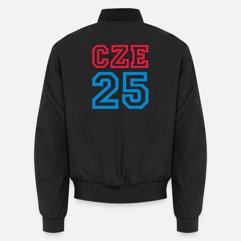 TSCHECHIEN Czech Republic - Unisex Bomber Jacket - black