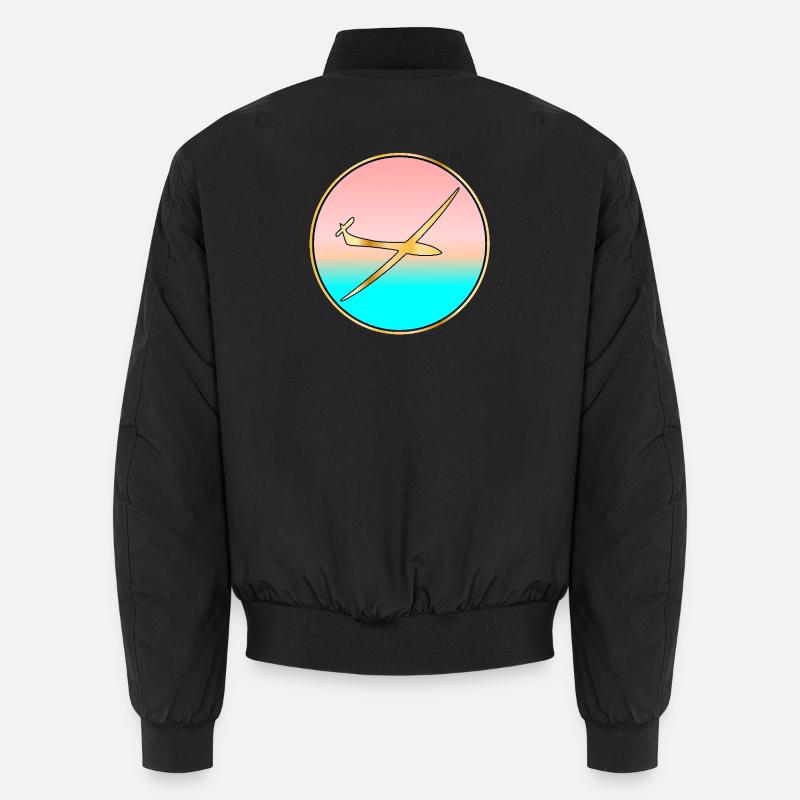 PLANEUR SEA SUNSET - Bomber unisexe - noir
