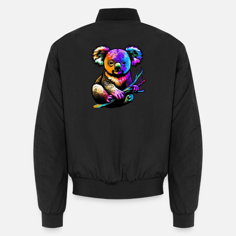 Koala - Bomber unisexe - noir