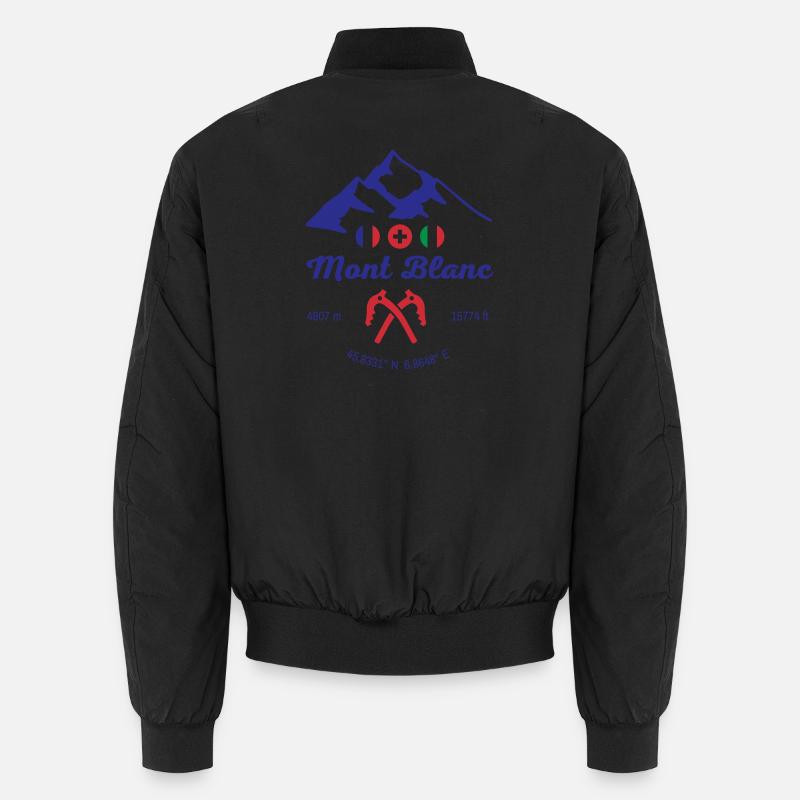 Mont Blanc Alps Highest Mountain Unisex Bomber Jacket