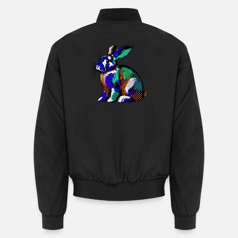 Kaninchen Unisex Bomberjacke