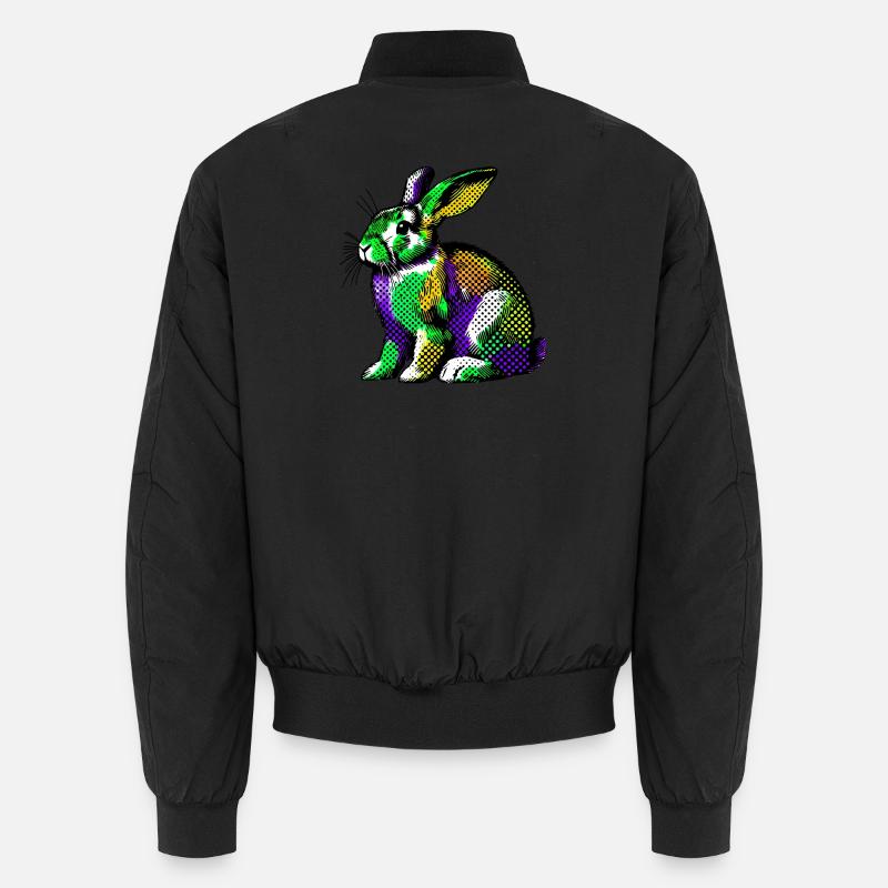 Rabbit Unisex Bomber Jacket