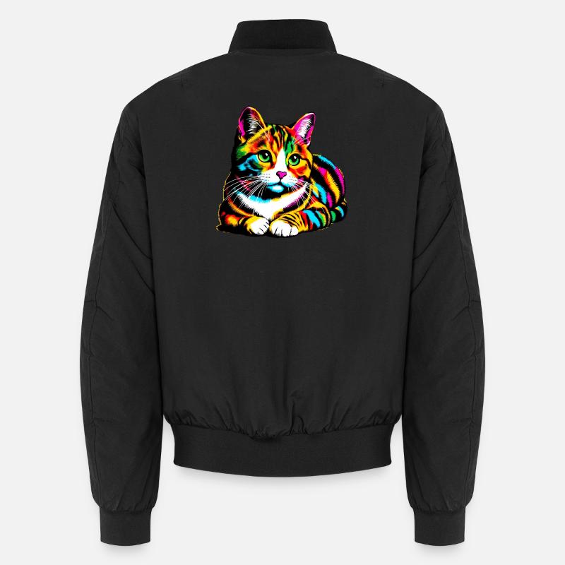 Katze Unisex Bomberjacke