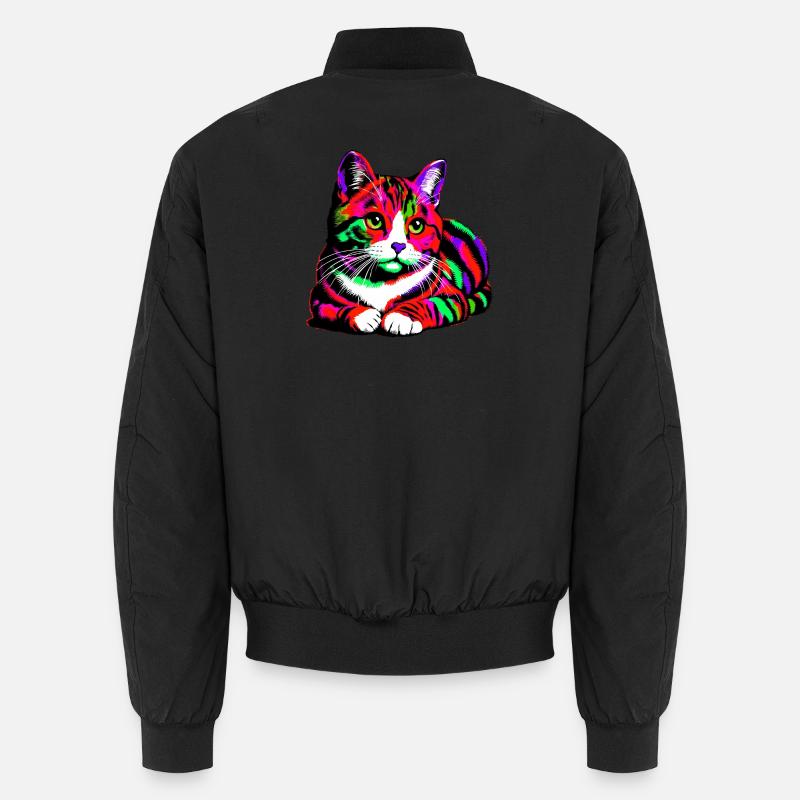 Katze Unisex Bomberjacke