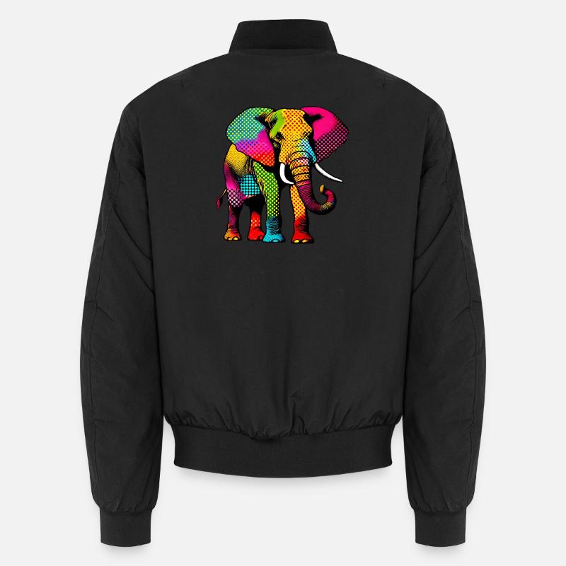 Éléphant Bomber unisexe