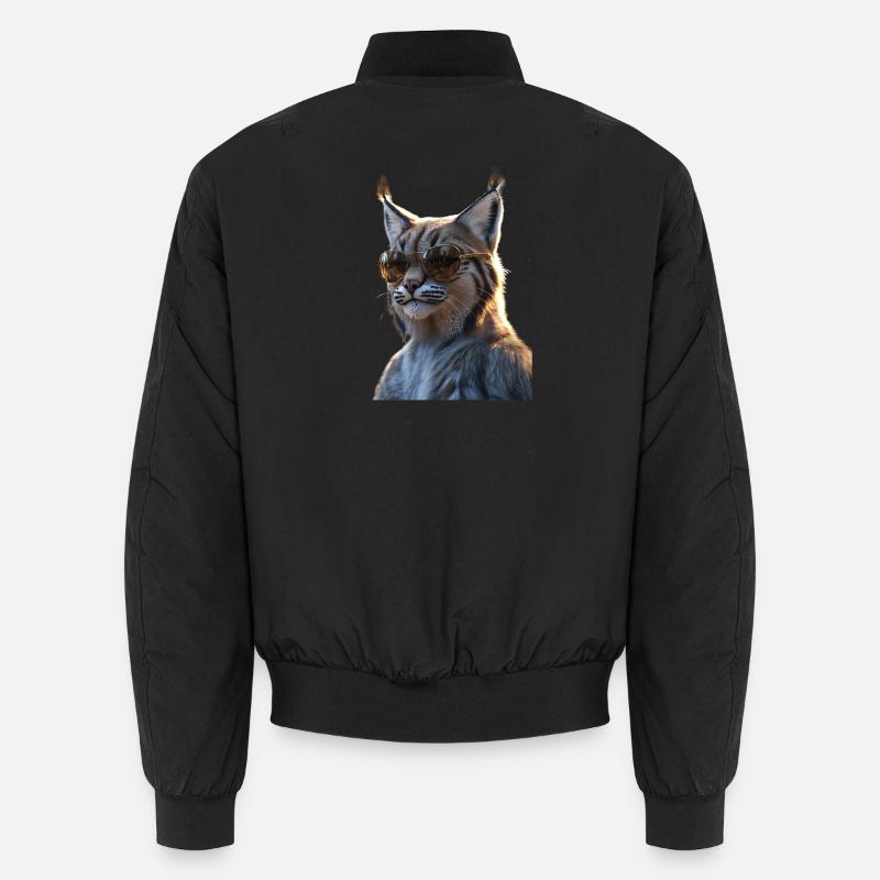 Lynx Chat sauvage Grands chats Chats Mignon Lynx Bomber unisexe