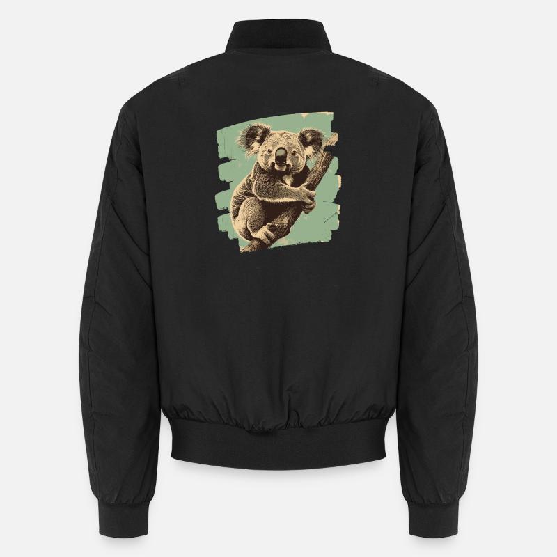 Koala Bär Unisex Bomberjacke