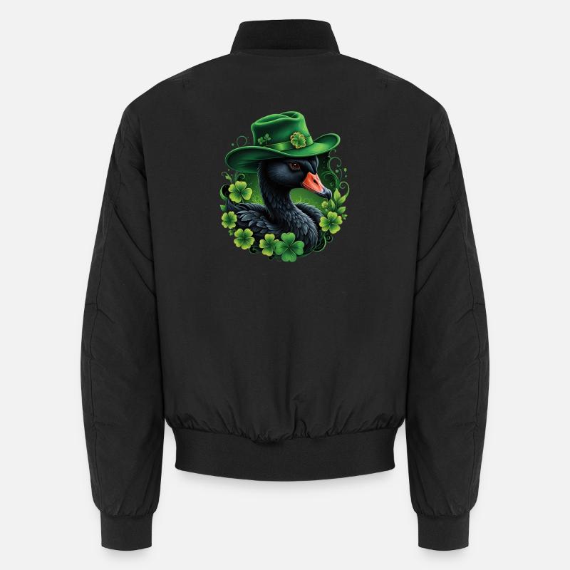 Irische Eleganz Unisex Bomberjacke