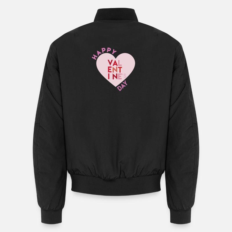 Happy Valentines Day 2 - Unisex Bomberjacke - Schwarz